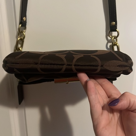 COACH Kristin Brown Shoulder/Crossbody Bag - Picture 8 of 12